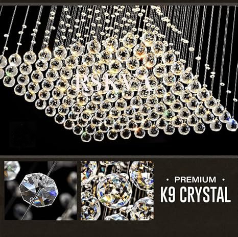 Premium K9 Crystal Square Chandelier chandelier image